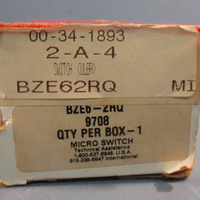 HONEYWELL MICRO SWITCH BZE6-2RQ ACTUATOR STYLE LIMIT SWITCH