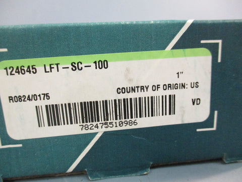 Dodge LFT-SC-100 Flange Mount Ball Bearing Unit 1" Bore 3-3/4" Length Lot of 2