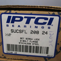 IPTCI Stainless 2Bolt Flange Bearing 11/2" SUCSFL20824