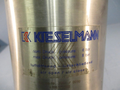 KIESELMANN 4200.125.000 STAINLESS STEEL PNUEMATIC ROTARY ACTUATOR