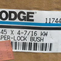 Dodge 117440, Used Rusting & Pitting Taper Lock Bushing 4545 x 47/16 KW