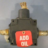 Hub City 022000901165 Gear Reducer Model 165 1:1 Ratio 1" Shaft Dia