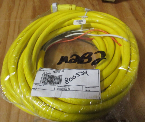 PNEU-CON Cable: 30' AWG 14&18, 5A, 104277-30