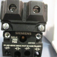 SIEMENS ILLUMINATED BLUE PUSHBUTTON SWITCH 24V AC/DC PUSHTOTEST 52BT6D5AB