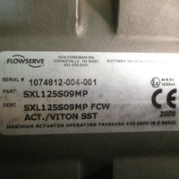 FLOWSERVE Actuator Valve Serial# 1074812004001 SXL125S09MP