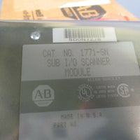 ALLEN BRADLEY SUB I/O SCANNER MODULE SERIES A 1771SN