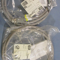 (Lot of 2) Hubbell PF1004PA005 Linkosity Female Cable 5' Long 600VAC 4 Pole 10A