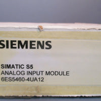 Siemens Simatic S5 Analog Input Module 6ES54604UA12