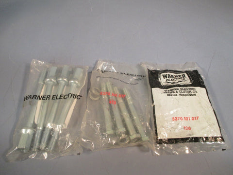 Warner Electric Accessory Mounting Studs (Lot of 3) 5370101075 & 5370 101 017