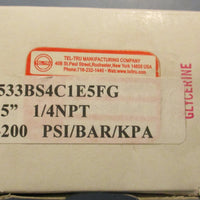 TelTru 2533BS4C1E5FG Pressure Guage 0200 PSI 1/4 NPT Lots Of 11