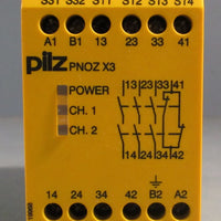 Pilz PNOZ X3 Safety Relay 774318 230VAC 24VDC 2.5W 3n/o 1n/c 1so