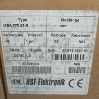 RSF Elektronik MSA 770.51-0 Linear Encoder NEW