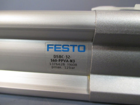FESTO DOUBLE ACTING PNEUMATIC AIR CYLINDER DSBC-32-160-PPVA-N3