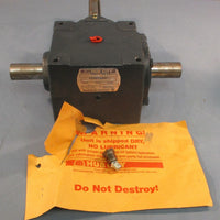 Hub City 022107955 Right Angle Bevel Gear Drive 1:1 Model 165 1" Shaft Dia NOS