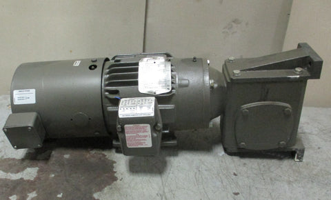 Baldor IDM3581T Inverter Drive Gear Motor 1 HP, 3 Phase, 15:1 Ratio, 992 InLb