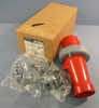 HUBBELL HBL460P7W 60-Amp PIN&SLEEVE PLUG, RED 460P7W 60A 480Vac 3P 4W