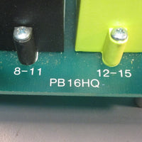 Opto 22 PB16HQ Input Output Module Rack Board w/ (3) OAC5Q & (1) IAC5Q Used