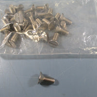 Lot of 27 Flat Head Slotted Machine Screw SS 5/16" X 3/4"