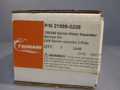 Tsunami 120 / 240 Series Water Separator Filter Service Kit 21999-0228