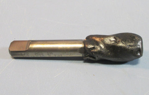 Brubaker 1/2" HSS 1H Acculead 2.721 Professionally CNC Resharpened End Mill