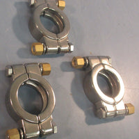 USA Sealing SS304 High Pressure Tri-Clamp 2-Bolt Stainless Steel Lot of 3