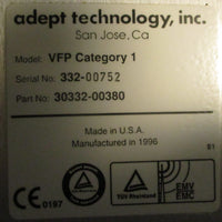 Adept Technology VFP Category 1 Operator Control Panel 30332-00380