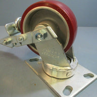 Colson Enforcer Swivel Wheel w/Plate & Brake 4&6 SER 5" 665209939