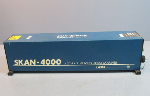 Skan-A-Matic Skan-4000 X/Y Axis Moving Beam Skanner Laser S64001 Used