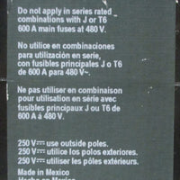 Square D FAL34020 Circuit Breaker 20 Amp 3Pole AL50FA 240/480VAC