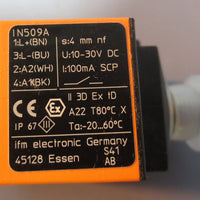 ifm Efector Inductive Proximity Switch Sensor IN509A s: 4 mm nf