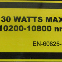 Synrad 481KAM Carbon Dioxide Laser 30 Watts Max 1020010800 mm