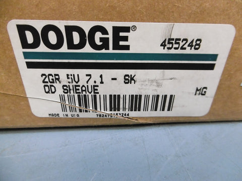 Dodge 2GR5V7.1SK 455248 Qd Sheave 1 5/8" Inch Bore