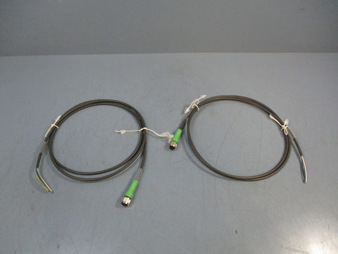 Phoenix Contact SAC5P1,5PUR/M12FS Sensor Cable V/C: 01 NEW Lot of 2