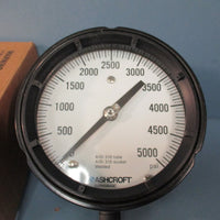 ASHCROFT 451279SS02L5000 DURAGAUGE SIZE: 41/2" RANGE 5000PSI PRESSURE GAUGE