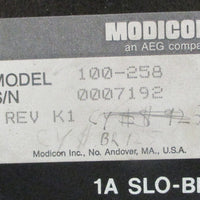 Modicon 100258 Industrial HMI Monitor TR130 Control Station 9" Screen Rev K1