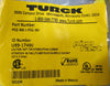 (Lot of 2) Turck PKG 4M-1-PSG 4M Electrical Cable U99-17490 125V 2A 4-Pin Conn.