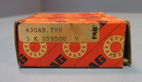 FAG 4304B.TVH 4304 BTVH Double Row Ball Bearing 20 x 52 x 21mm NIB