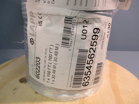 UNITRONIC 190 Lapp 602203 22AWG Flexible Industrial Signal & Cable 100 FT