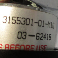 Airgas 315530101M1G Specialty Gas Regulator 4000PSI Inlet 30PSI Outlet