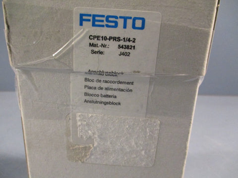 Festo Manifod Block CPE10PRS1/42