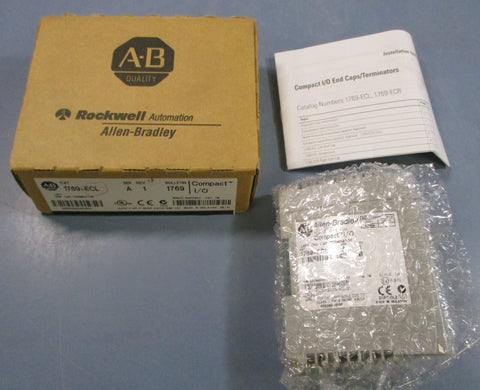 Allen Bradley 1769ECL Ser A Left End Cap/Terminator Rev 1 Compact I/O