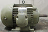 US Motors Enclosed Motor Asbestos Protected Motor 3 PH 10HP 284J 1-5/8" Shaft Di