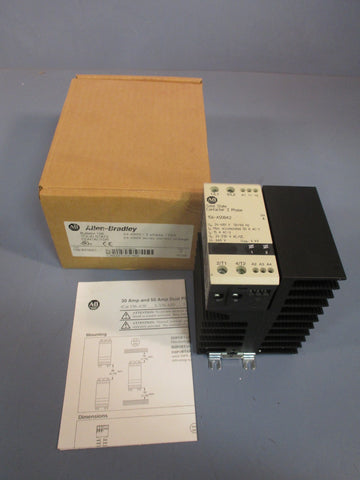 ALLENBRADLEY 156 SOILD STATE CONTACTOR 2 PHASE, 50A SER A 156A50BA2