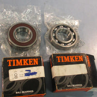 Timken 208P Z3 FS50000 Single Row Ball Bearing 40mm Bore 18mm W 80mm OD Lot of 2