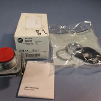 Allen Bradley Push Button Switch Type 4, 13 Flush Red Series T 800TA6D1