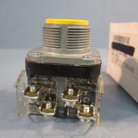 AllenBradley 800TA9B Ser. T Push Button Flush Head Yellow
