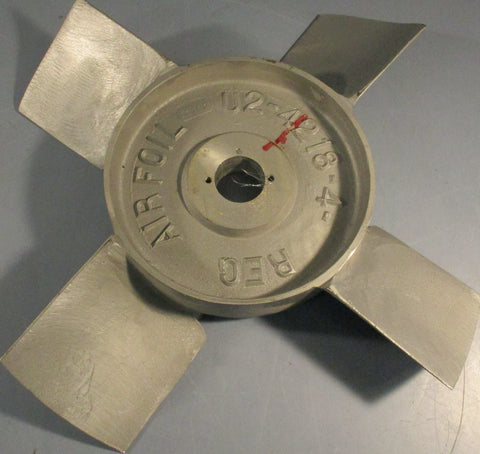 Airfoil Impellers U2-4218-4 Aluminum Fan Blade 17.5in Diameter 23-degree Pitch