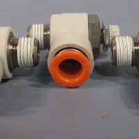 Lot of 3 SMC Flow Control Valve 3/8" Tube 1/4" NPT AS3201FN0211S