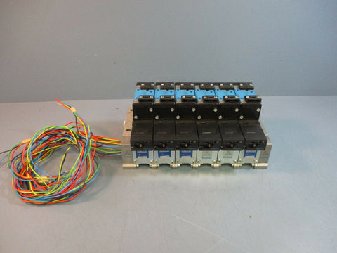 Festo Manifold Valve Station ISO SIZE1 w/ 6 Valves NEW