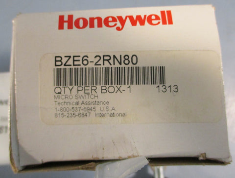 Honeywell BZE6-2RN80 Limit Switch Medium Duty Snap Action